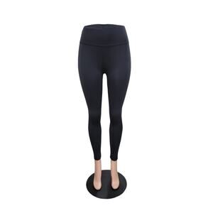 Outdoor Voices Leggings Women's Size Small Solid Black Gym Workout‎ Athleisure